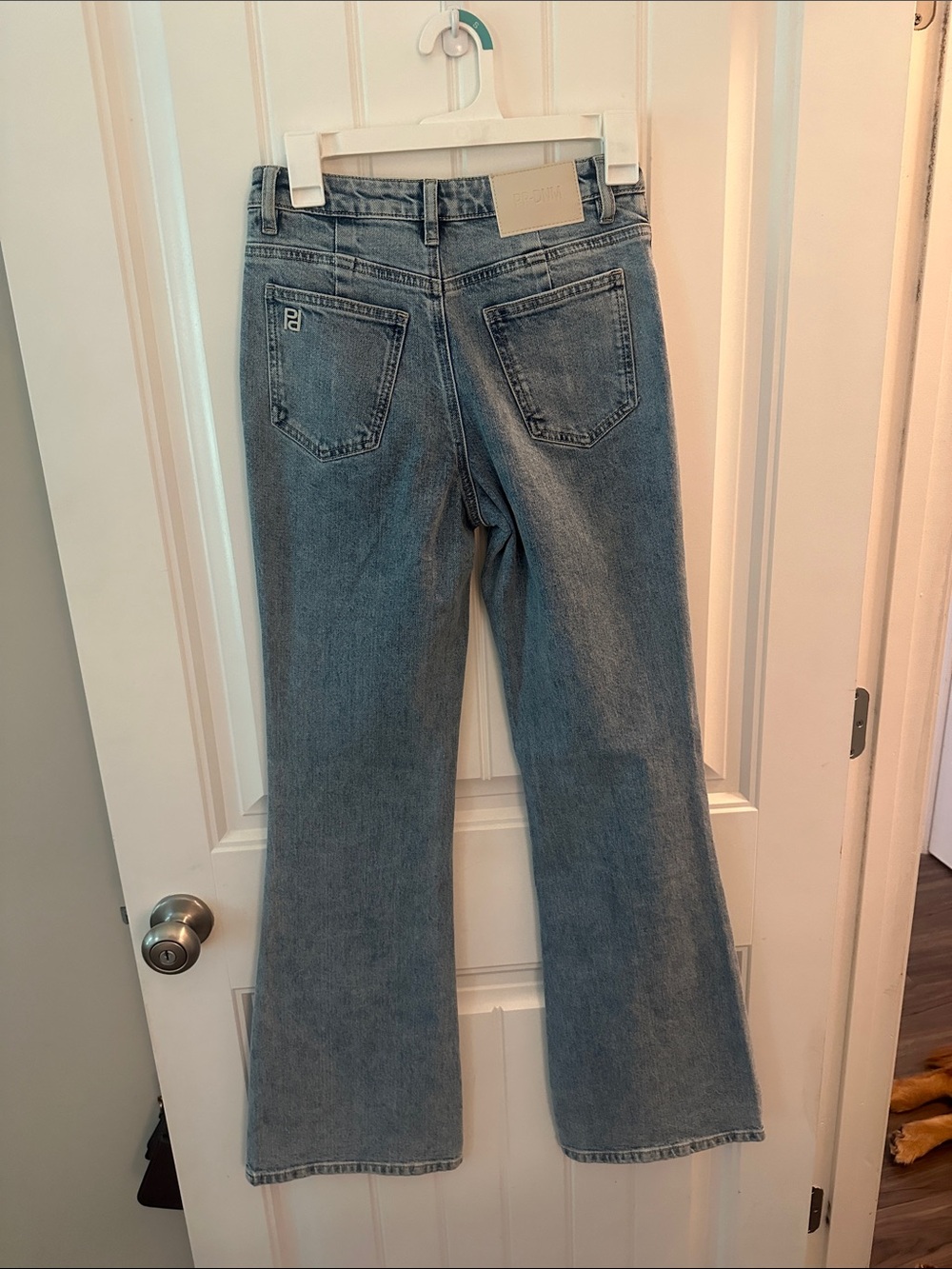 High-Rise Light Blue Flared Women’s Jeans - Picture 4 of 4